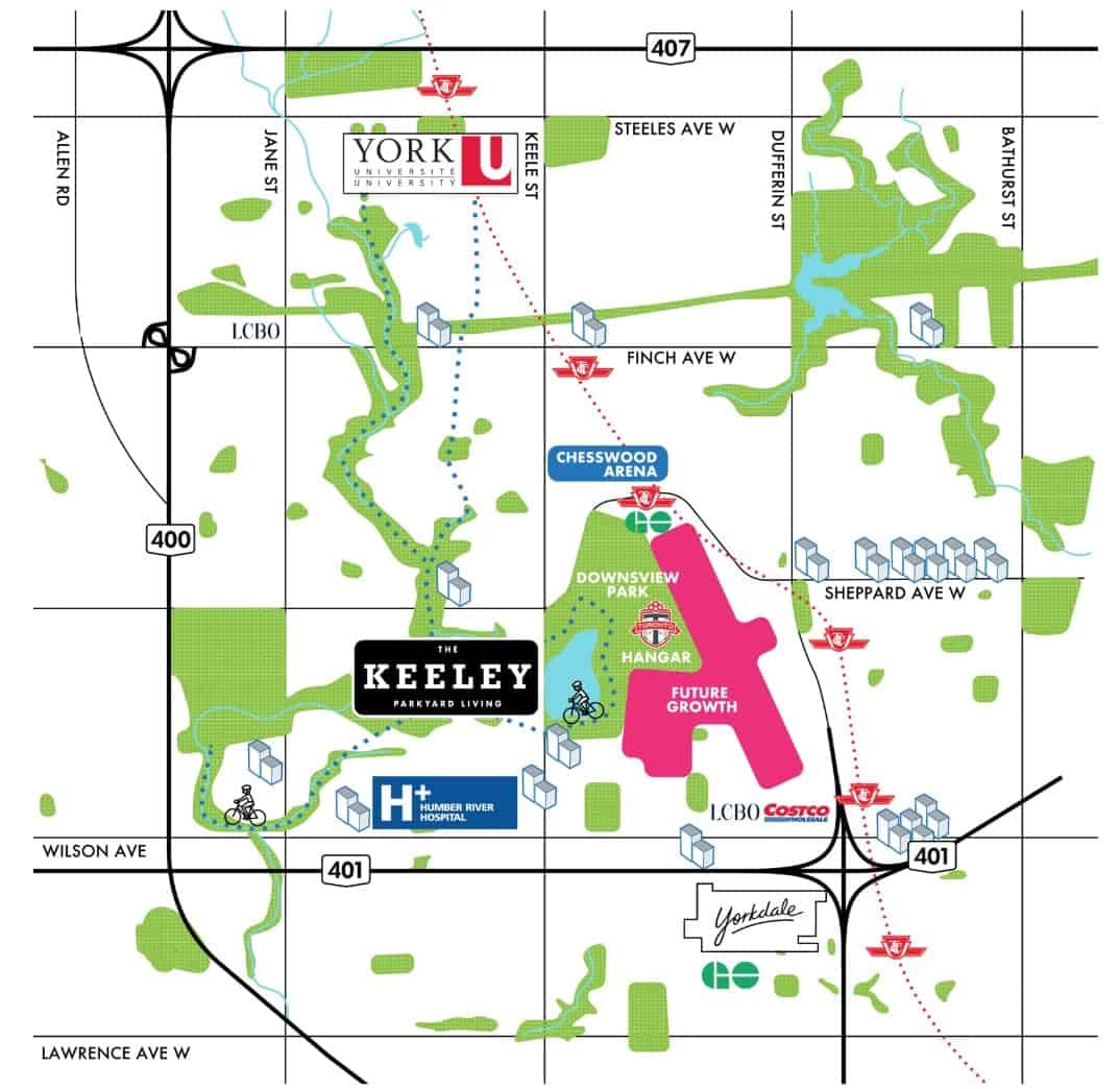 The Keeley Condos Map Location True Condos