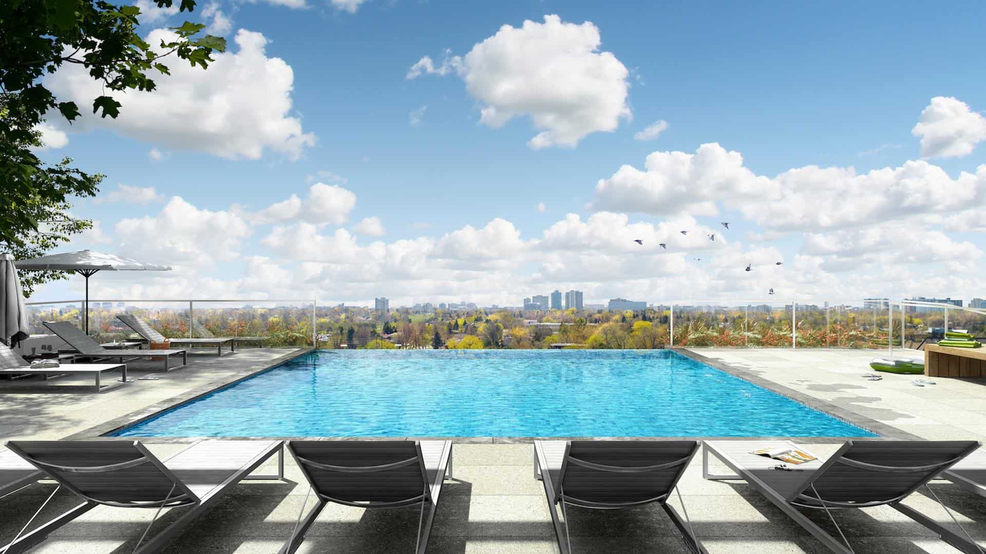 M2M Condos Pool Rendering True Condos