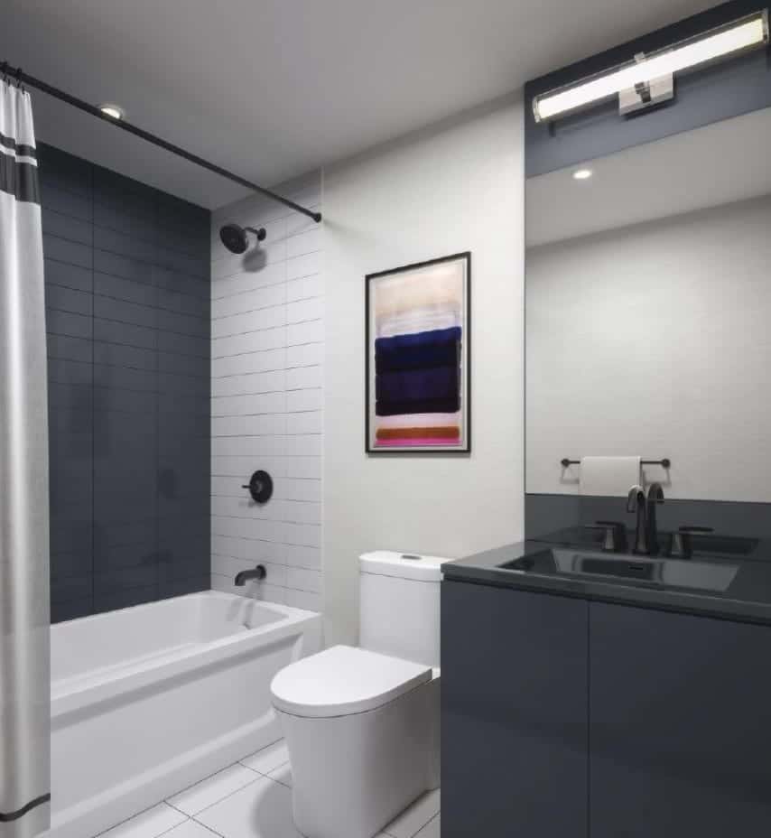 Notting Hill Condos Bathroom Interior Rendering True Condos
