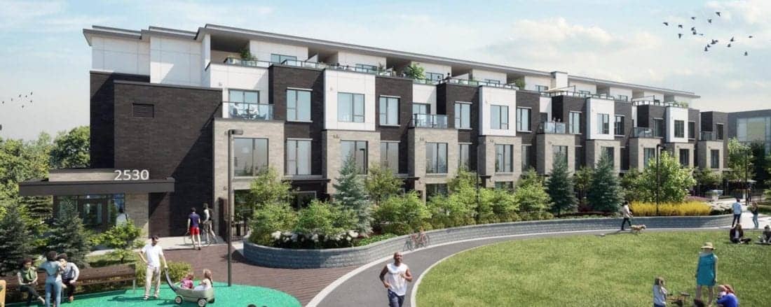 Parc Towns Townhomes Mississauga Exterior Rendering True Condos