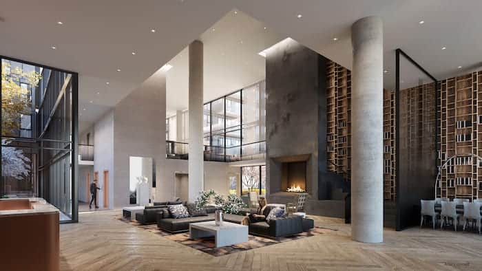 The Branch Condos Lobby