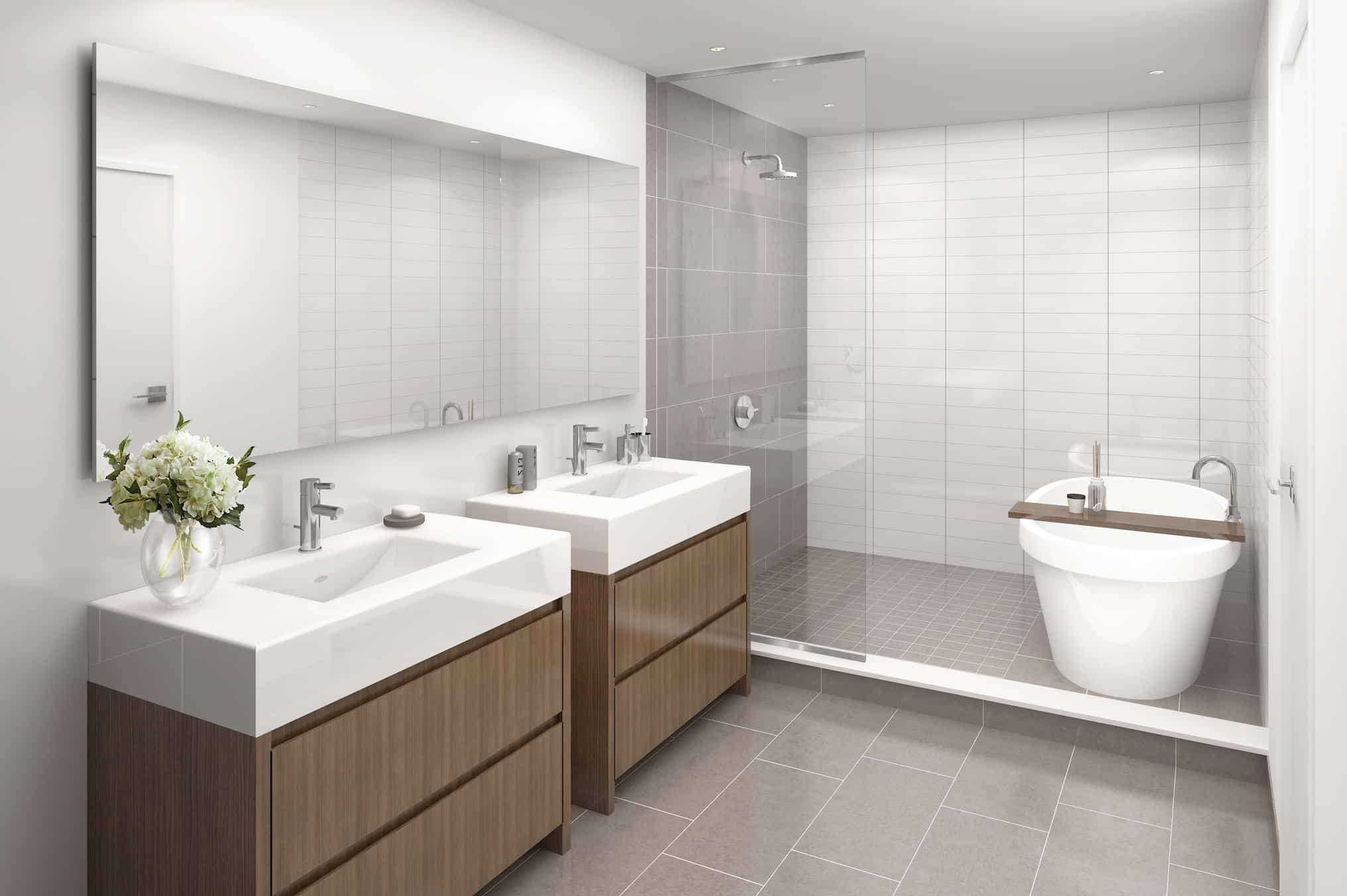 The New Lawrence Heights Interior Bathroom Rendering True Condos