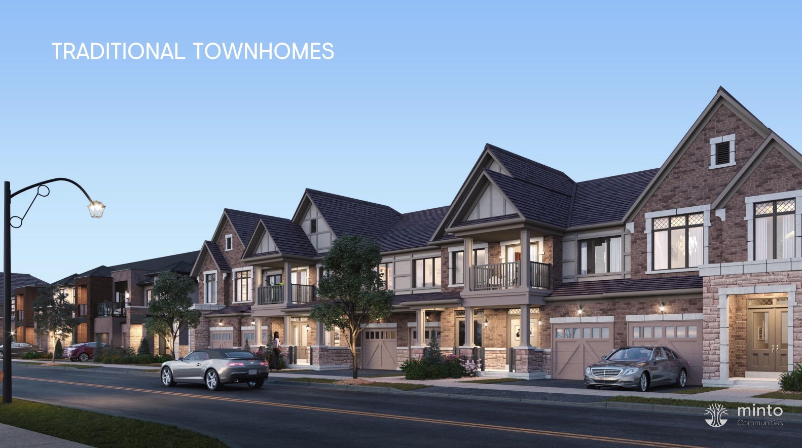 Union Village Traditional Townhomes Renderings True Condos