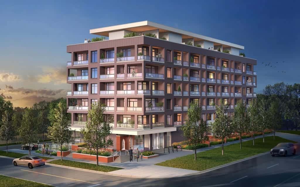 The Charlotte Condos in Whitby Building Rendering Image True Condos