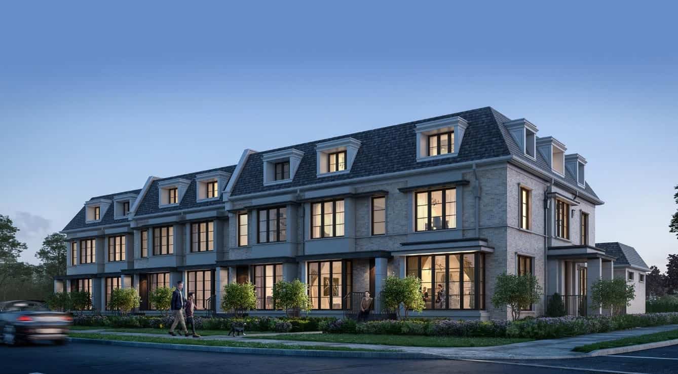 Bayview On The Park Townhomes Rendering True Condos