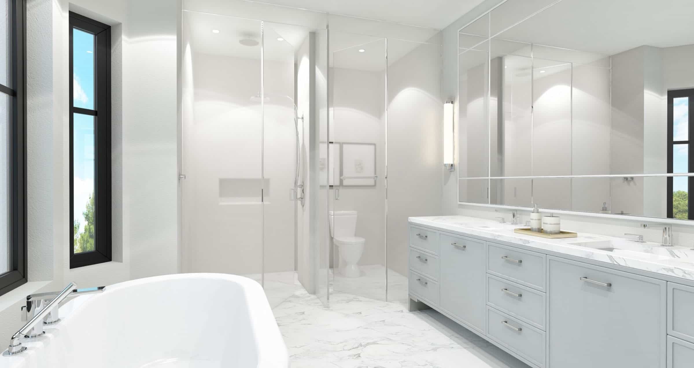 Konzulat Towns Bathroom Rendering Interior True Condos