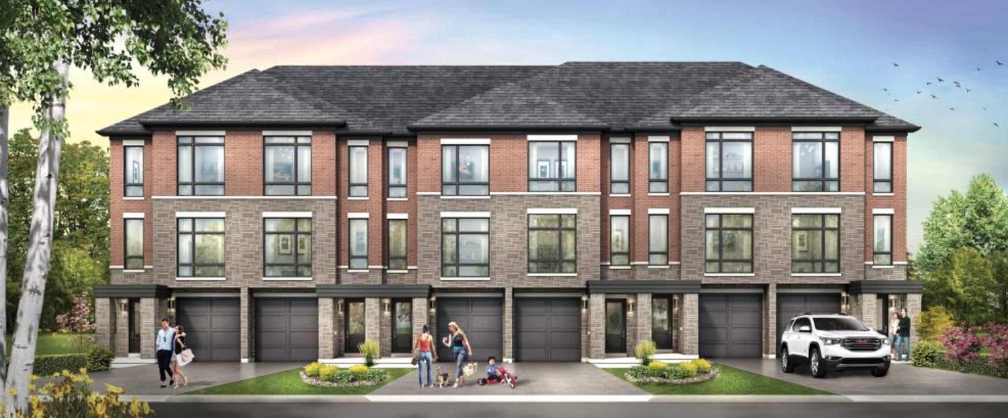 Total Towns Oshawa Front Rendering Image True Condos