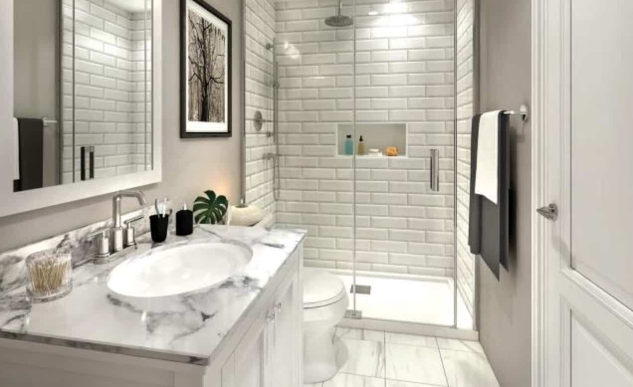 Total Towns Oshawa Interior Bathroom Rendering Image True Condos