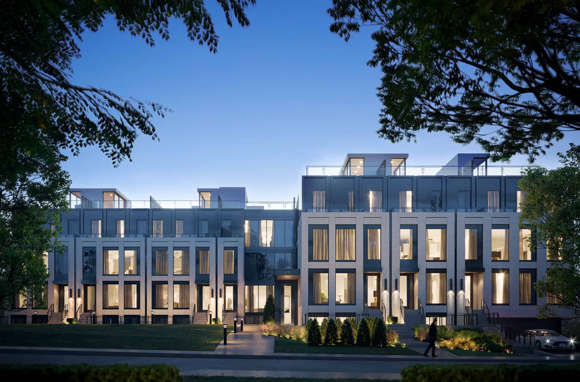 Savile on the Roe Townhomes Exterior Rendering Yonge and Eglinton True Condos