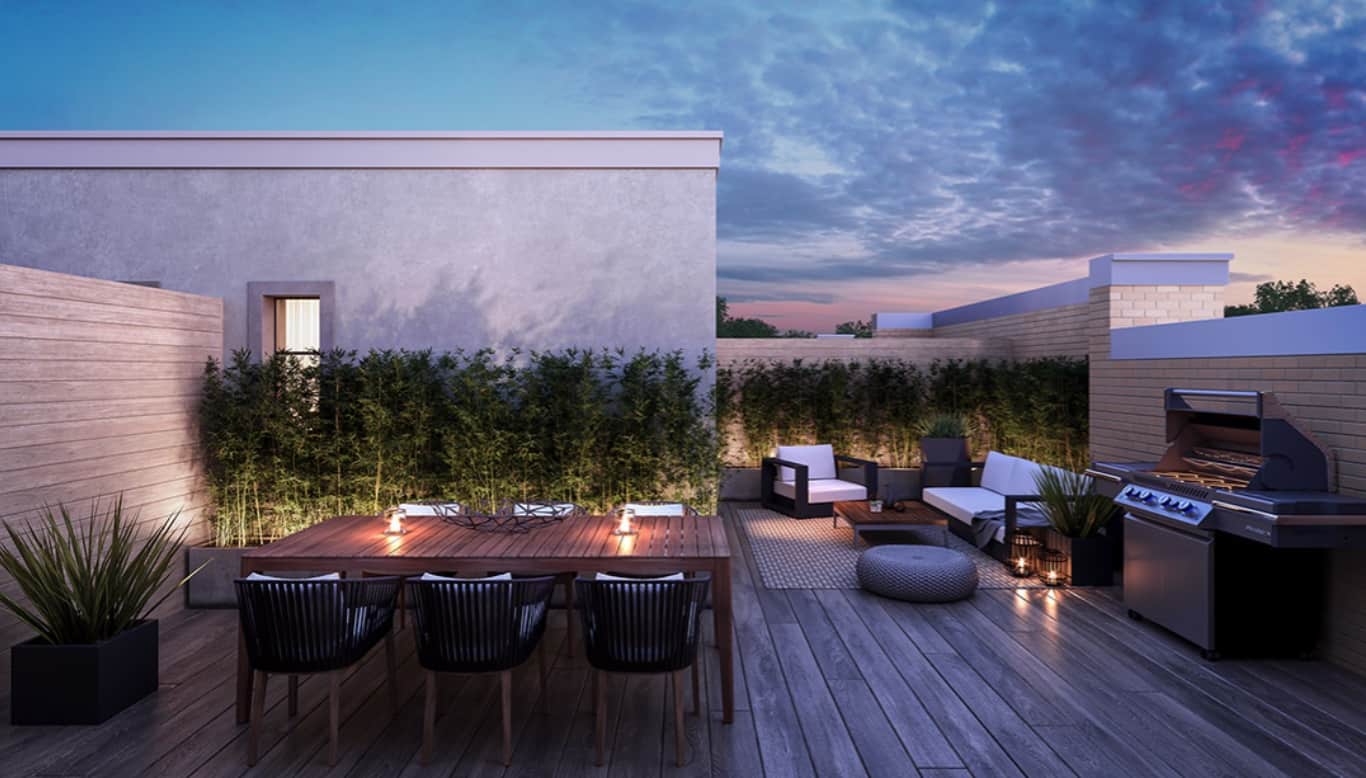 The Bond on Yonge Towns Rooftop Terrace True Condos