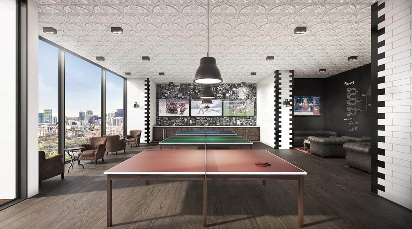 Whitehaus Condos Amenities Ping Pong Billiards True Condos