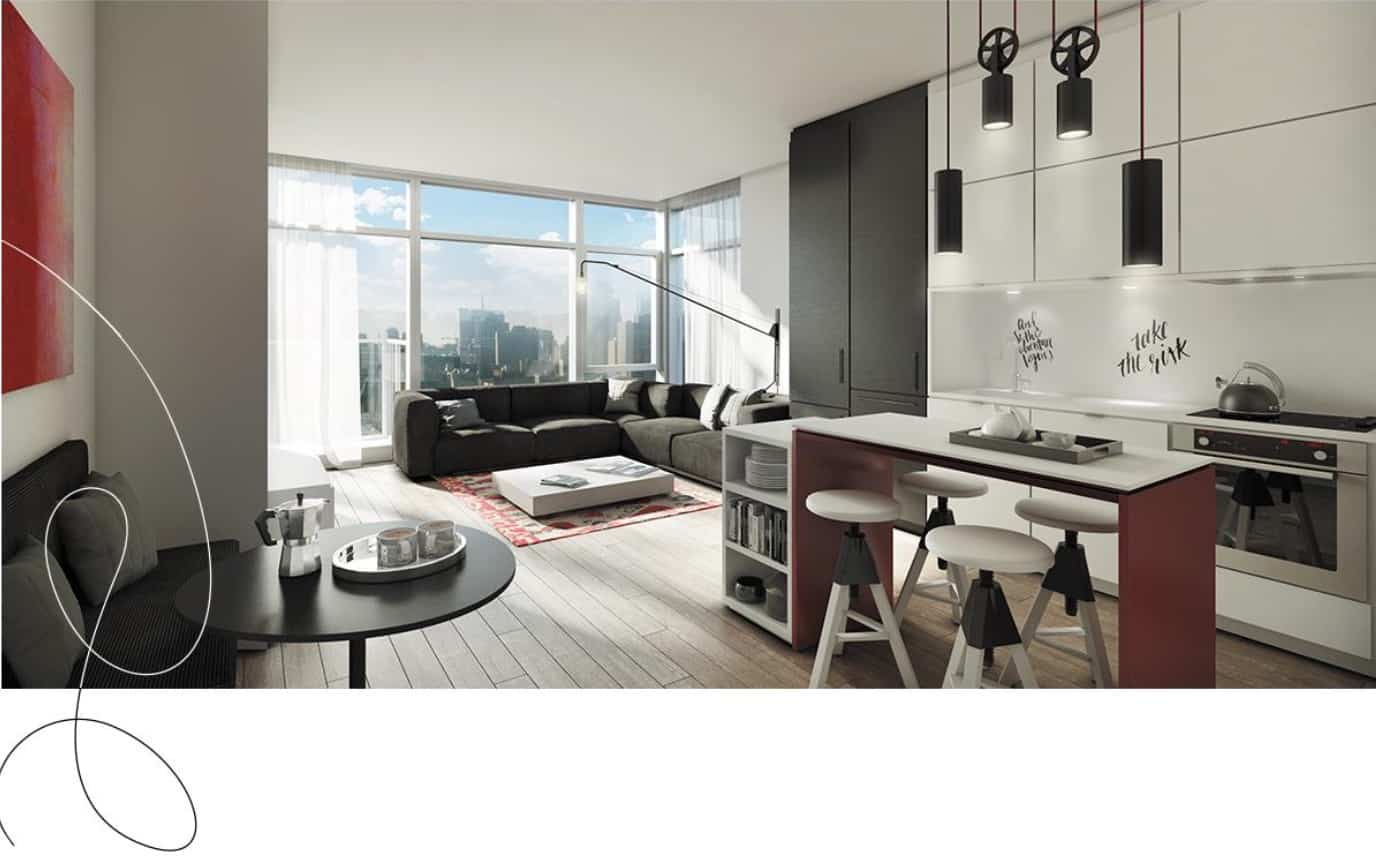 Whitehaus Condos Interior Rendering True Condos