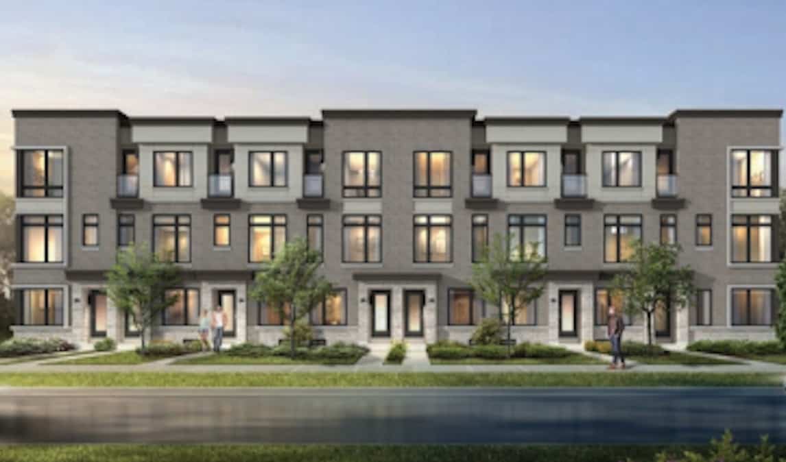 MILA by Madison Townhomes Front Exterior Rendering True Condos