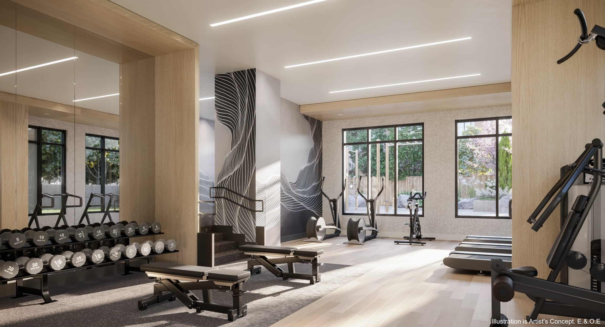 Boulevard at the Thornhill Fitness Gym Amenities True Condos