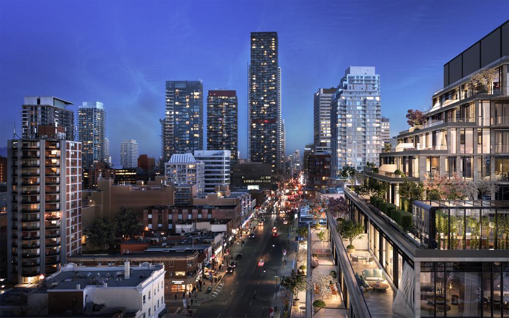 The Capitol Residences Exterior Image Rendering Yonge True Condos