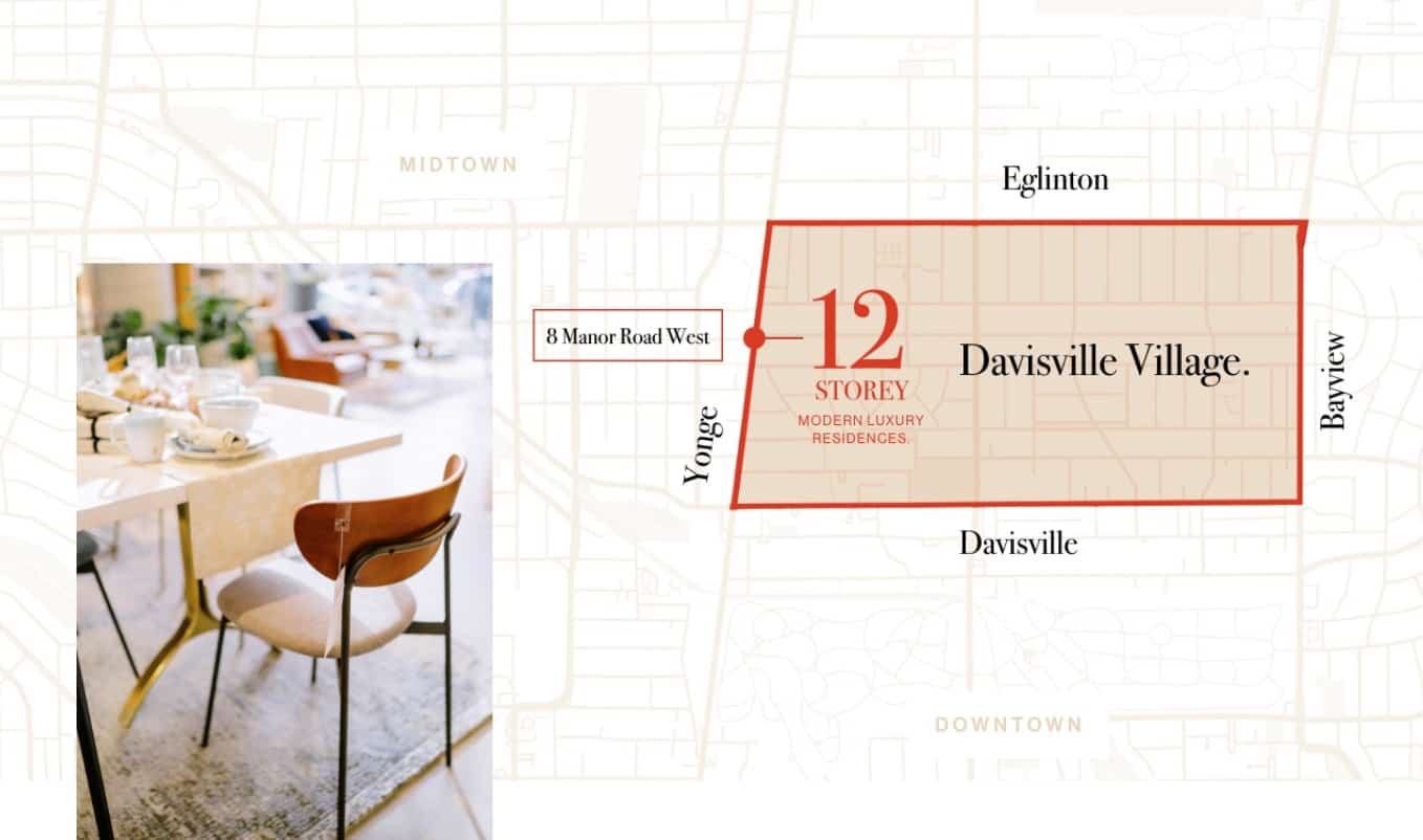 The Davisville Condos Map Location True Condos