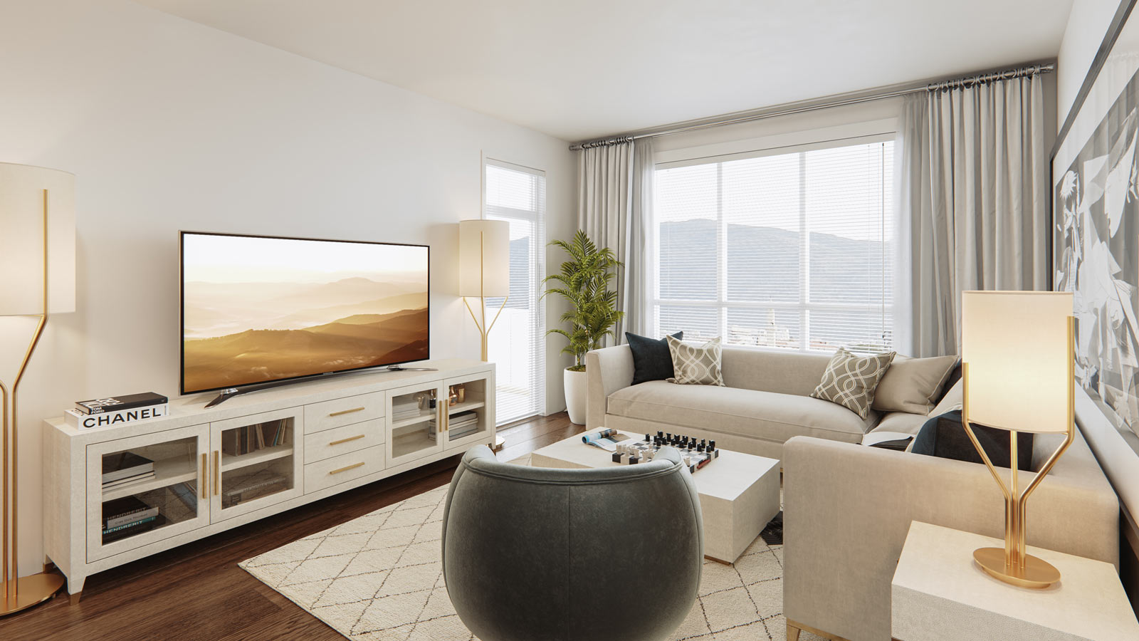 Cavallo Condos Cityscape Calgary Interior Living